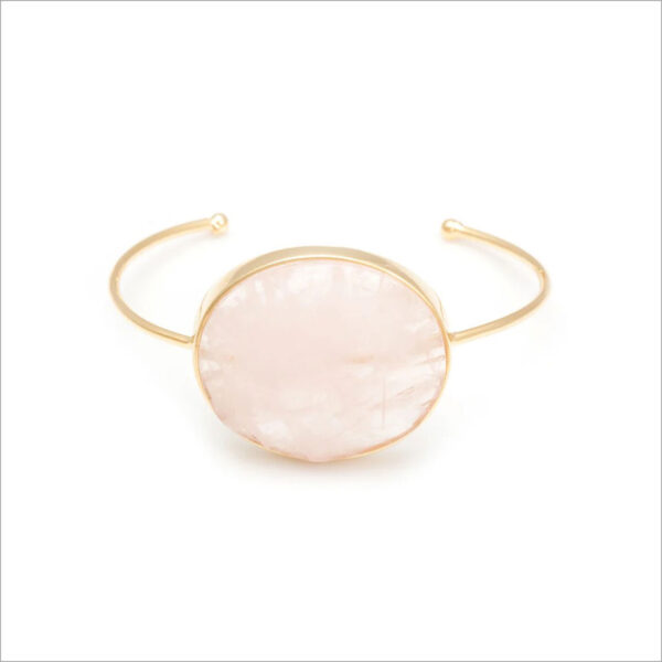 Bracelete Ressignificar com Quartzo Rosa